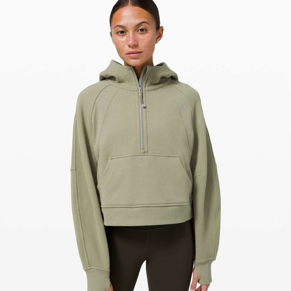 lululemon athletica Other Lululemon Scuba Oversized 2 Zip Rosemary Green Poshmark